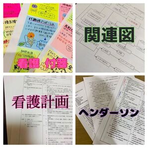 看護付箋ノート 看護計画 ヘンダーソン 関連図