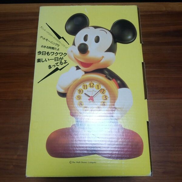 ミッキーマウス 目覚まし時計 Disney Time レトロ