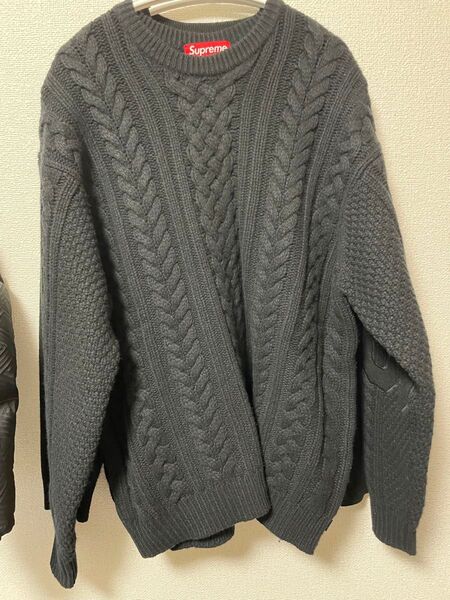 シュプリーム セーター ニット appliqu アップリケ kind sweater サイズM