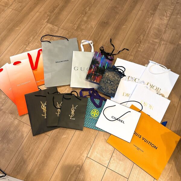 ショッパー ブランド シャネル ルイヴィトン グッチ ディオール まとめ売り