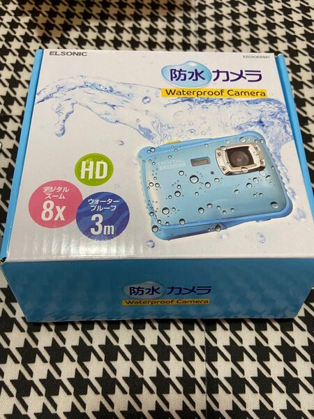 新品 12メガピクセル、3m防水、8倍ズームのキッズ用デジタルカメラ