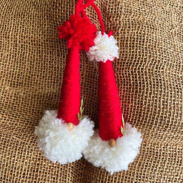 クリスマスノーム クリスマスオーナメント トムテ ハンドメイド 飾り Xmas雑貨