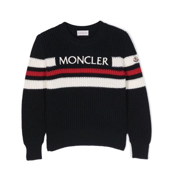 MONCLER キッズセーター ネイビー 新品未使用 8y モンクレール 130 長袖