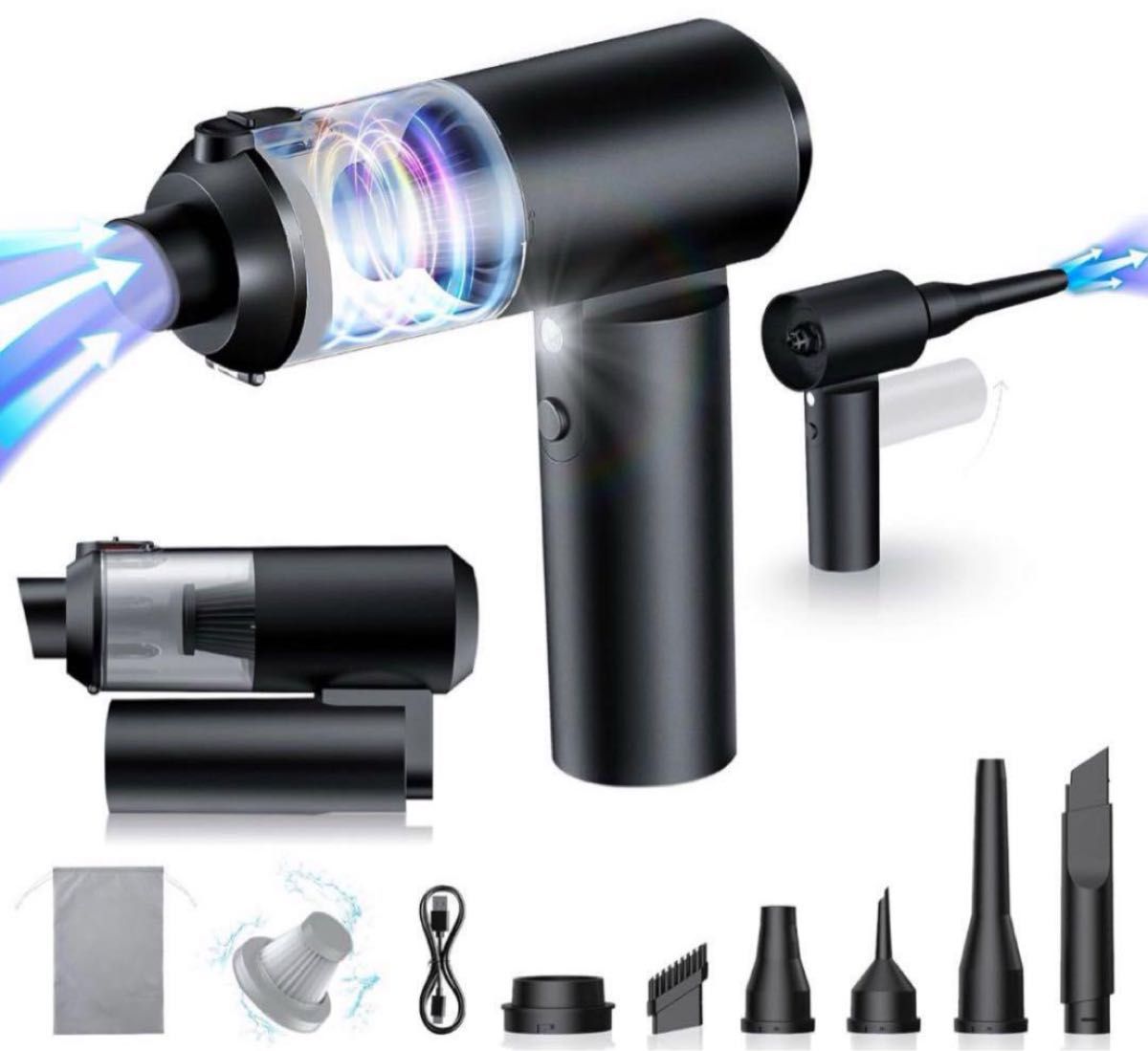 2024年新登場 ハンディクリーナー 多機能ミニ掃除機