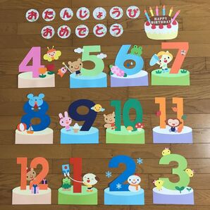 壁面飾り 誕生日表