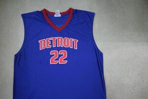 【古着GAME TOPS DETOROITPISTONS NBA タンクトップユニフォームTシャツ青52】バスケットボールデトロイトピストンズPRINCE22 8002