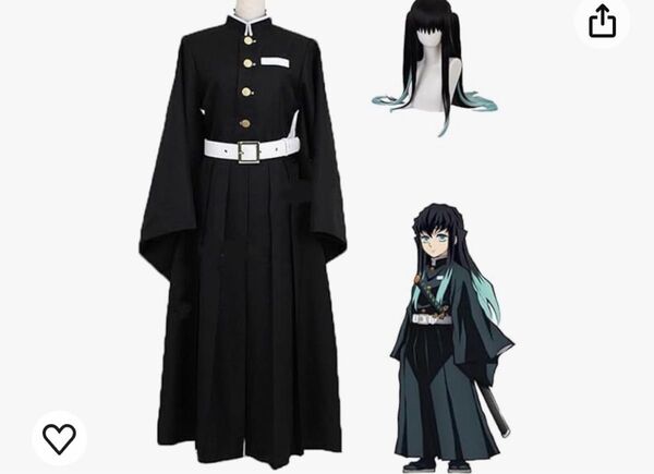 鬼滅の刃 時透無一郎コスプレ140サイズ