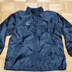 ワークマン【ナイキ ワッペン仕様】BIFFI SPORTS ナイロンジャケット ブラック LLサイズ