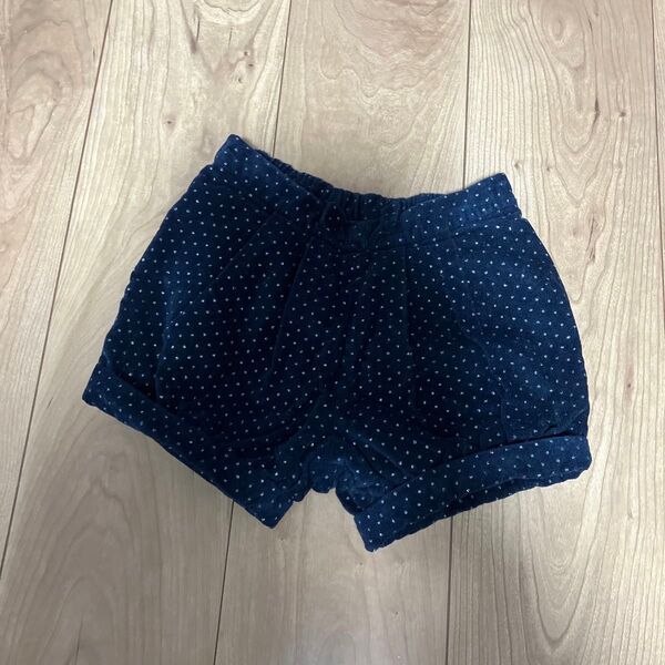jacadi ネイビー ドット柄 パンツ 36M