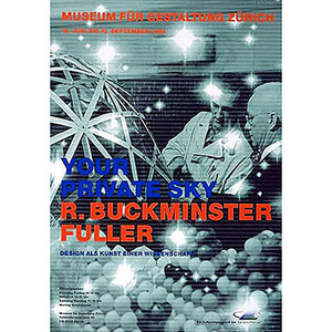  Switzerland . graphic design poster R. Buckminster Fullerlihyaruto* pawl * low ze block man bow house 