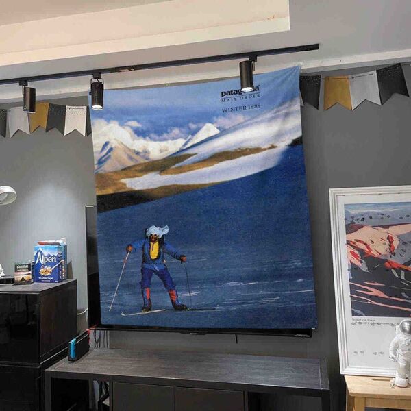 patagonia 背景布 スキーグラフィック 約130cm x 150cm