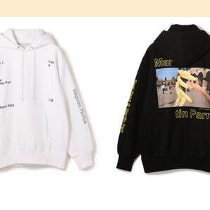 Martin Parr × ESTNATION × bal / 白 パーカー M