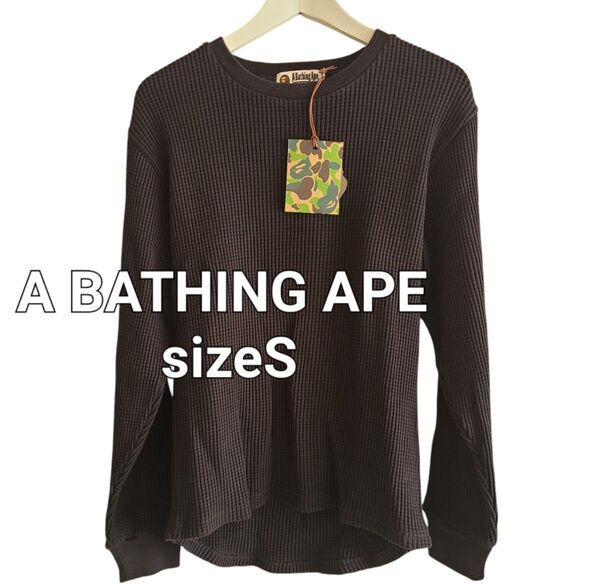 A BATHING APE アベイシングエイプサーマルColor ブラック sizeS