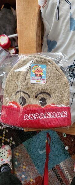 【新品未使用】アンパンマン ニット帽 新品タグ付き ニットキャップ