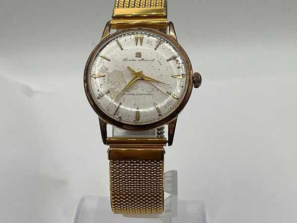 SEIKO MARVEL セイコー マーベル 19石 Sマーク 赤機械 手巻き腕時計