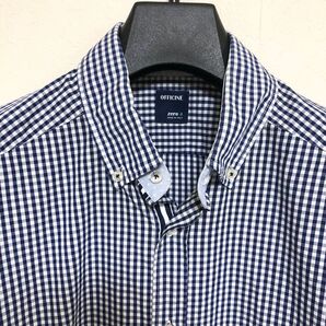 OFFICINE zero4 ボタンダウンチェックシャツ イタリア製 M