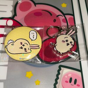 ちいかわ焼き うさぎ 缶バッジ アクキー