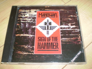 0MANOWAR / SIGN OF THE HAMMER* правильный .. metal энергия metal mero power me Roth pi скорость metal slash 