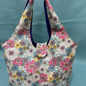 手作り タブどめのバッグ 可愛いバッグ ト-トバッグ 花柄