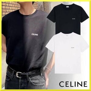 CELINE セリーヌ ルーズTシャツ コットンジャージー Lサイズ テテ着用