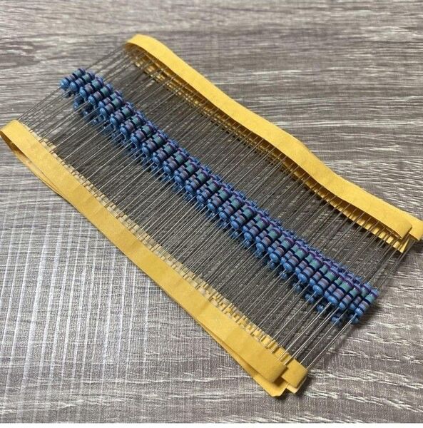 Tnisesm 200個抵抗器240Kオーム1/2W(0.5ワット)±1%許容範囲の金属膜抵抗器、 JATN-1/2W-240KR