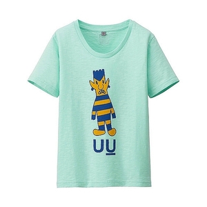 【新品・140・ライトグリーン】ユニクロ×アンダーカバー Tシャツ　Undercover BOYS UU UT（半袖） モンスター 125-135 135-145　150