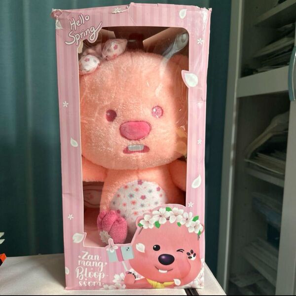 新品 韓国 ルーピー Loopy サクラ ぬいぐるみ おもちゃ マスコット 趣味
