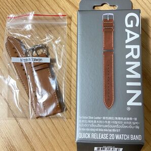 Garmin Quick Release バンド 20mm レザー・スエード素材