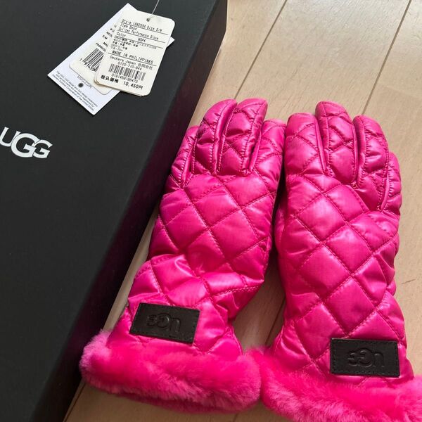 UGG グローブ、手袋、レザーグローブ グローブ 防寒