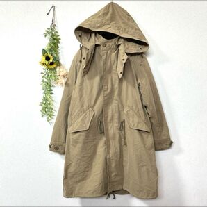 【c1921】BACK NUMBER ミリタリージャケット フーディ ブラウン ミリタリー