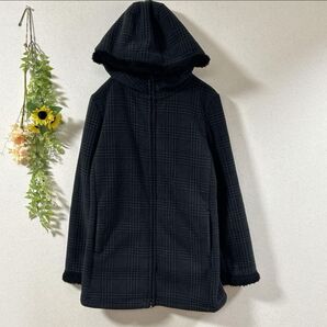 【c2497】UNIQLO ユニクロ レディース ボアジャケット ブラック Sサイズ