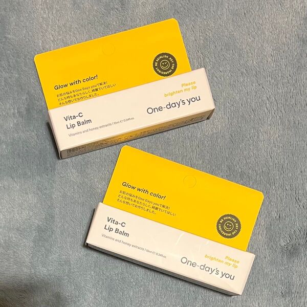 One-day’s you(ワンデイズユー)ビタCリップバーム 10mL 新品未使用 リップ リップクリーム 保湿 2本セット