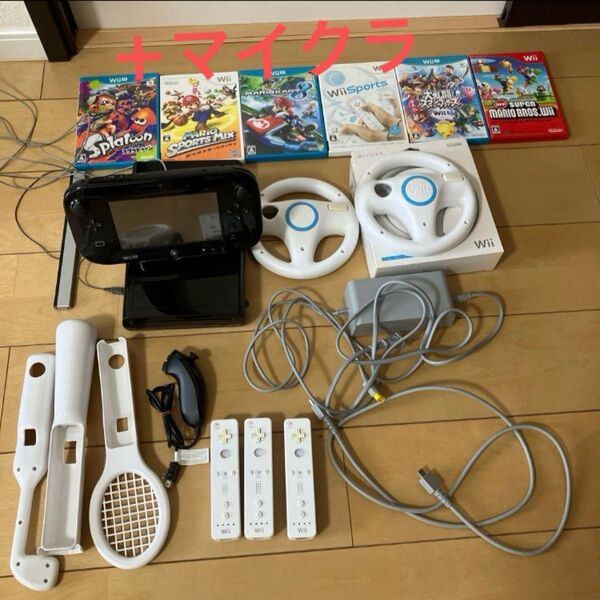 体を動かす スポーツができるソフトあり WiiU 本体 32ギガ WiiUもwiiもすぐ遊べる マイクラ セット