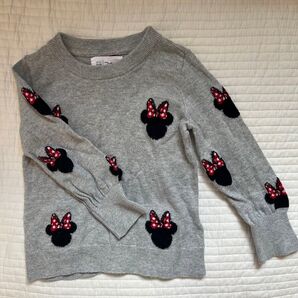 GAP ミニーちゃん刺繍ニット
