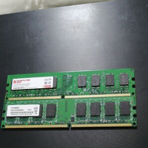 PC2-6400 800mhz メモリ デスクトップ用2gb x2計4GB