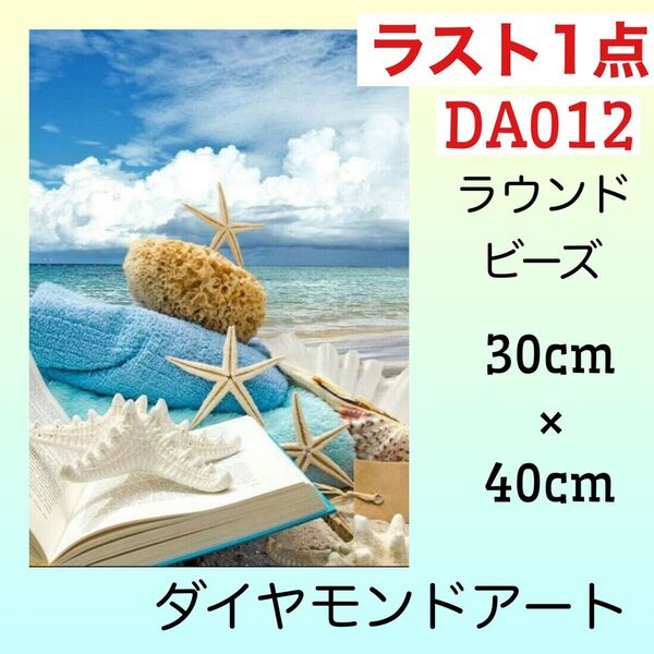 DA012ダイヤモンドアートキット海辺の読書