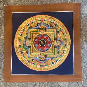 手描きタンカ、マンダラ チベット ネパール製