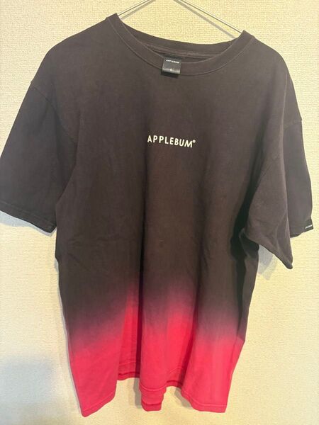 APPLEBUM 黒赤グラデーション Tシャツ