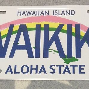 WAIKIKI ナンバープレート インテリア