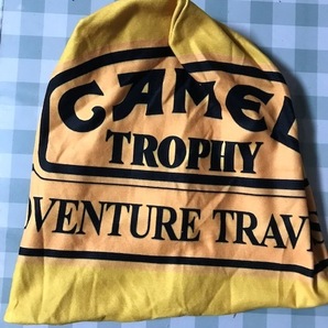 送料無料!さり気なく目立つ!キャメル CAMELロゴ キャップ 帽子 ニット帽