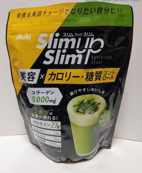 スリムアップスリム 酵素+スーパーフードシェイク 抹茶ラテ(315g)