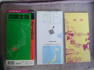 1991 year 7 month issue 1/350000 map [ Shikoku all map ]. writing company 
