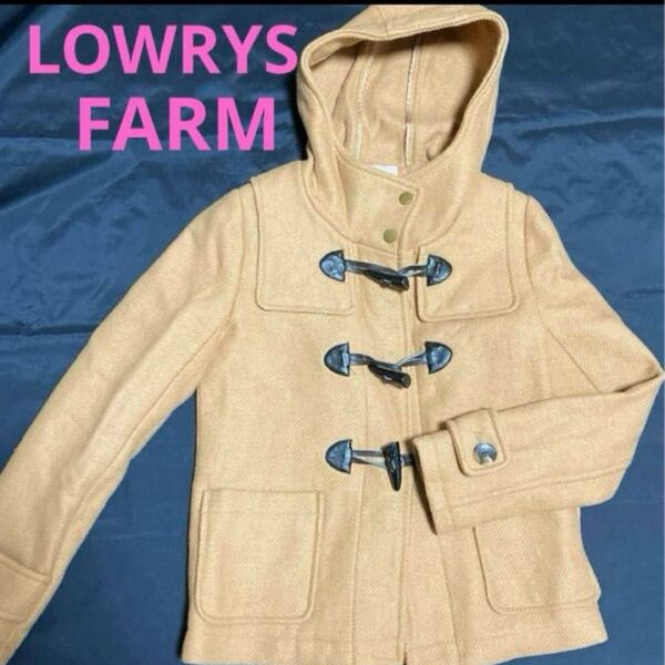 LOWRYS FARM ローリーズファーム ダッフルコート M ベージュ ウール