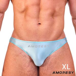 AMORESY Atlas メンズ 極薄 メンズ ビキニ 競パン ノーシーム 水泳ショーツ ブリーフ サポーター 下着 インナー