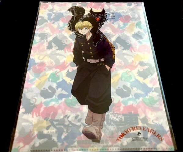 東京リベンジャーズ 黒ねこ意匠 クリアファイル