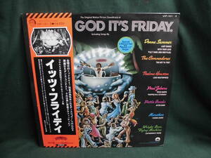 O.S.T./イッツ・フライデイTHANK GOD IT'S FRIDAY●2LP+1(片面)白ラベル DONNA SUMMER. THE COMMODORES. DIANA ROSS. 他