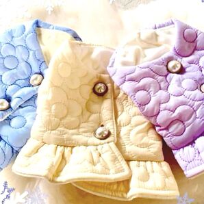 犬服犬の服秋冬ペット ホワイトXLマカロンミニベストワンピース 犬服