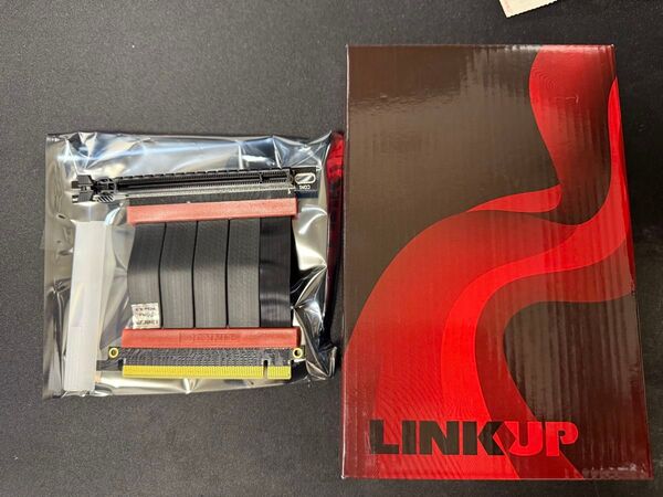 LINKUP ウルトラ PCIe 4.0 x16 ライザーケーブル 5cm