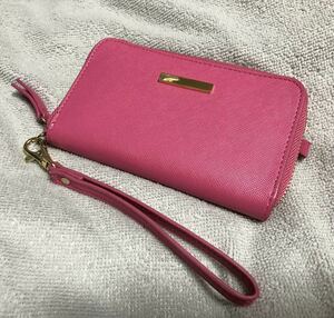 H&M ピンクの長財布