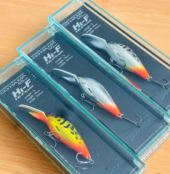 新品3個セット 常吉 ツネキチ TSUNEKICHI コハマ COHAMA 55MR ハイフロート
